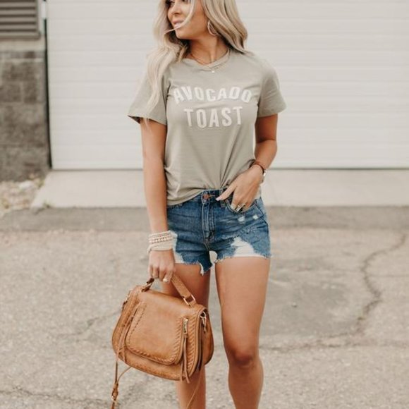 | anthropologie • avocado toast for me tee | - Picture 5 of 5